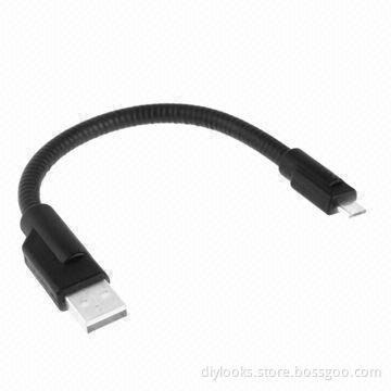 Micro USB to USB 2.0 Data/Charging Flexible Cable for Samsung Galaxy S IV and Other Smart Phones
